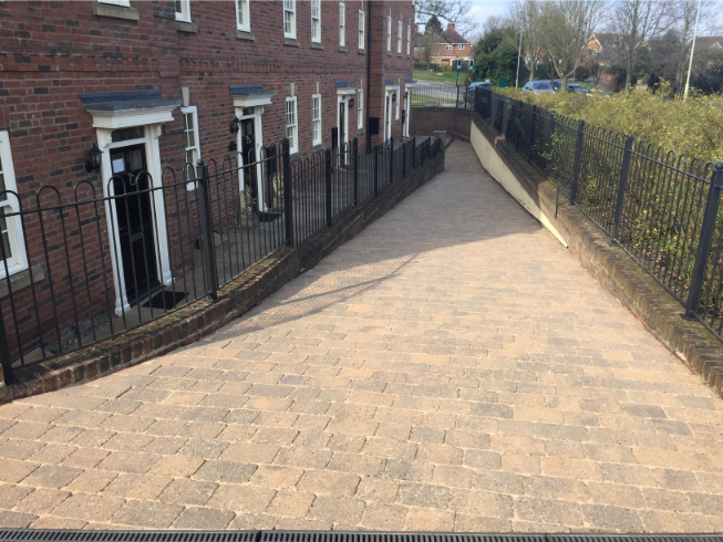 Clean driveway after professional cleaning by the best exterior cleaning company