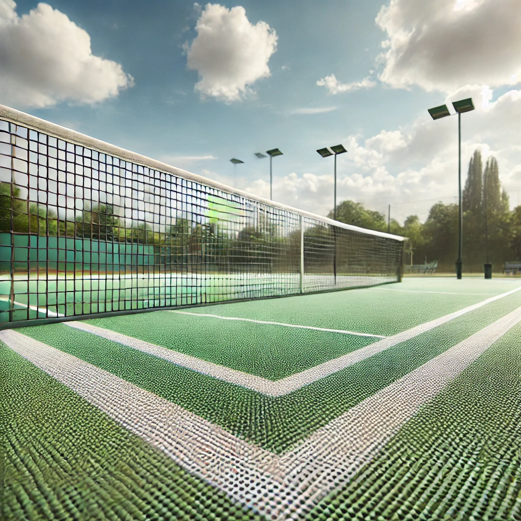 tennis court thats clean and well-maintained court, showcasing tennis court cleaning service